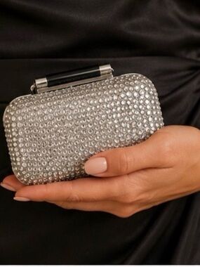 DVF Evening Bag- Rhinestone & Leather Clutch $295
Convertible Chain Bag NWOT